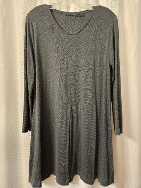 BODEN - fog-green linen tunic